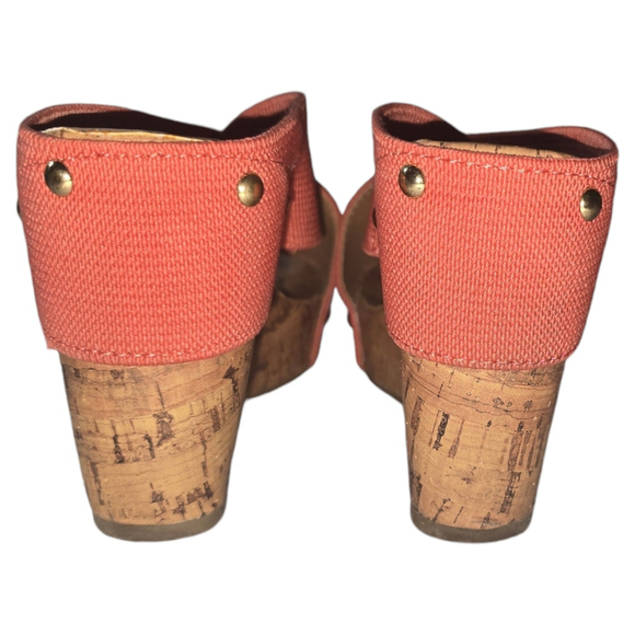 Women's Montego Bay Club TALLY Coral Wedges Size 8.5 - Picture 7 of 9